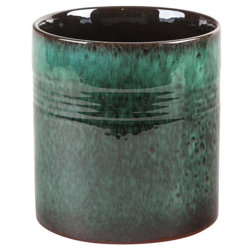 Green Reactive Utensil Crock GL170