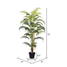 Load image into Gallery viewer, Real Touch Leaves Palm Tree in Pot, #6220
