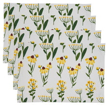 Load image into Gallery viewer, SET OF 4 Rebekah Cotton Floral Rectangular Placemat
