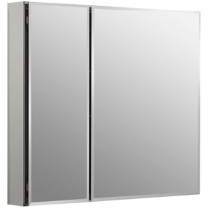 26" H x 30" W x 4.81" D Recessed or Surface Mount Frameless 2 Medicine Cabinet with 2 Adjustable Shelves 6073RR