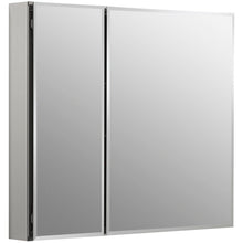 Load image into Gallery viewer, 26&quot; H x 30&quot; W x 4.81&quot; D Recessed or Surface Mount Frameless 2 Medicine Cabinet with 2 Adjustable Shelves (Part number: K-CB-CLC3026FS)
