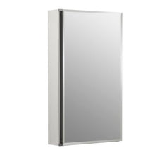Load image into Gallery viewer, Recessed or Surface Mount Frameless Medicine Cabinet with 2 Adjustable Shelves- 400CE
