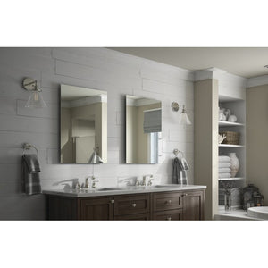 24" x 16" Rectangle Wall Mirror, (Set of 2)