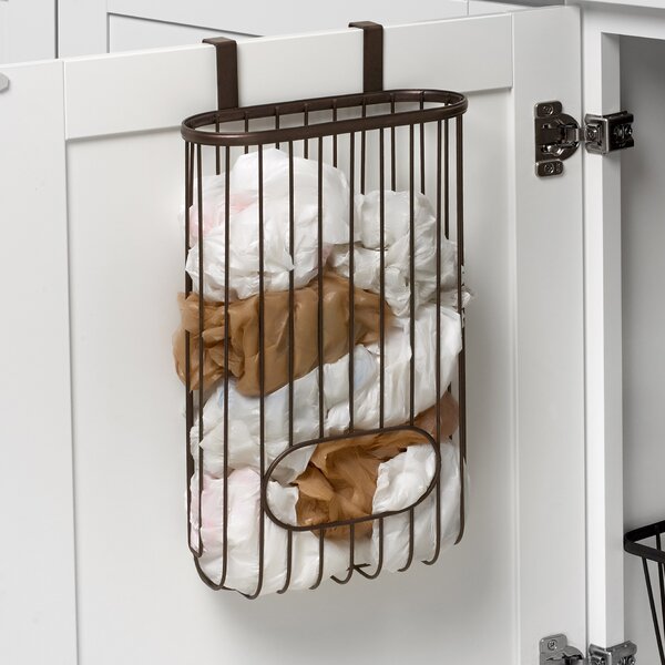 Bronze Recycling Bag Cabinet Door Organizer 2932RR