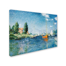 Load image into Gallery viewer, 35&quot; H x 47&quot; W Red Boats At Argenteuil by Claude Monet - Wrapped Canvas Print MRM3140
