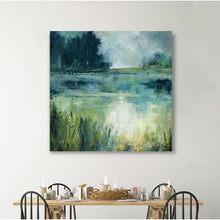 Load image into Gallery viewer, 32&quot; H x 32&quot; W x 1.5&quot; D Reflections Edge by Carol Robinson Painting
