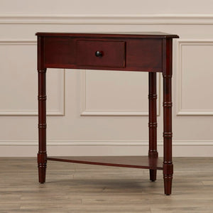 Regan Solid Wood 3 Legs End Table with Storage 7004