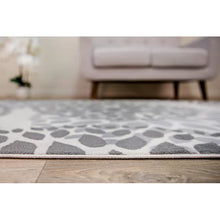 Load image into Gallery viewer, Regner Floral Machine Woven Area Rug in Gray, Rectangle 2&#39; x 3&#39;, (Set of 2)
