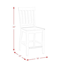 Load image into Gallery viewer, Reichard Solid Wood Slat Back Side Chair in Off White (Set of 2) MRM3828
