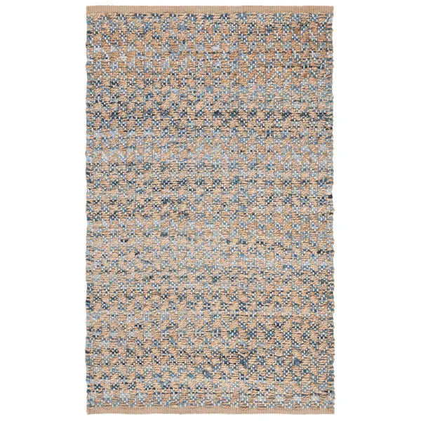 Reinheimer Handmade Flatweave Jute/Sisal Area Rug in Blue / Natural 2'3