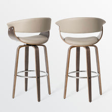 Load image into Gallery viewer, 40.55&#39;&#39; H X 23.43&#39;&#39; W X 18.11&#39;&#39; D Remmers Swivel 29.73&quot; Bar Stool (Set of 2)
