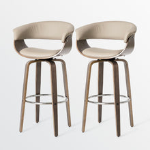 Load image into Gallery viewer, 40.55&#39;&#39; H X 23.43&#39;&#39; W X 18.11&#39;&#39; D Remmers Swivel 29.73&quot; Bar Stool (Set of 2)
