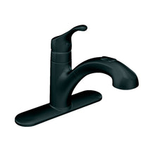 Load image into Gallery viewer, Matte Black Renzo Single Handle Kitchen Faucet with Duralock (Part number: CA87316BL) 842AH

