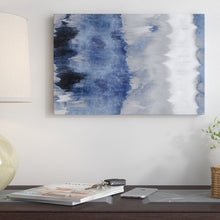Load image into Gallery viewer, 12&quot; H x 18&quot; W x 0.75&quot; D Resonate - Indigo by Rachel Springer - Gallery-Wrapped Canvas Giclée 3165AH
