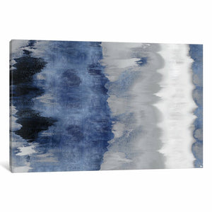 12" H x 18" W x 0.75" D Resonate - Indigo by Rachel Springer - Gallery-Wrapped Canvas Giclée 3165AH