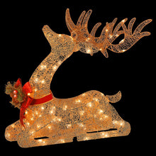 Load image into Gallery viewer, Resting Reindeer Lighted Display
