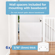 Load image into Gallery viewer, White Retractable Safety Gate MRM3663
