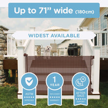 Load image into Gallery viewer, Brown Retractable Safety Gate MRM3749
