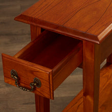Load image into Gallery viewer, Chestnut Revere Solid Wood End Table with Storage
