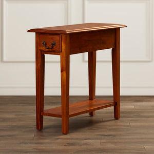 Chestnut Revere Solid Wood End Table with Storage