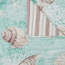 Load image into Gallery viewer, Reversible Ocean Box Cushion Sofa Slipcover 2391AH/GL
