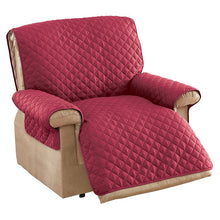 Load image into Gallery viewer, Reversible Quilted T-Cushion Recliner Slipcover (Set of 2) MRM3332
