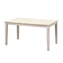 Load image into Gallery viewer, White Rhem 59&#39;&#39; Rubberwood Solid Wood Dining Table AH3456
