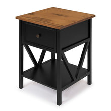 Load image into Gallery viewer, Richins 25&#39;&#39; Tall Solid Wood End Table with Storage
