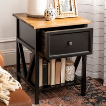 Load image into Gallery viewer, Richins 25&#39;&#39; Tall Solid Wood End Table with Storage
