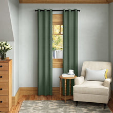 Load image into Gallery viewer, Ricka Solid Blackout Thermal Grommet Single Curtain Panel CG262
