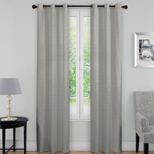 Load image into Gallery viewer, Ricka Solid Blackout Thermal Grommet Single Curtain Panel (set of 4) 6957RR/GL
