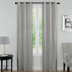 Ricka Solid Blackout Thermal Grommet Single Curtain Panel (set of 4) 6957RR/GL