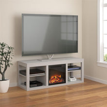 Load image into Gallery viewer, Rickard TV Stand for TVs up to 65&quot; with Fireplace Included

