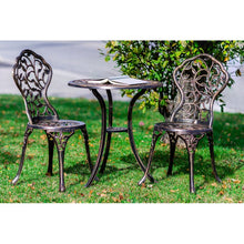 Load image into Gallery viewer, Bronze Riemer Round 2 - Person Outdoor Dining Set
