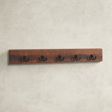 Load image into Gallery viewer, Rihanon 36&#39;&#39; Wide Solid Wood 5 - Hook Wall Mounted Coat Rack
