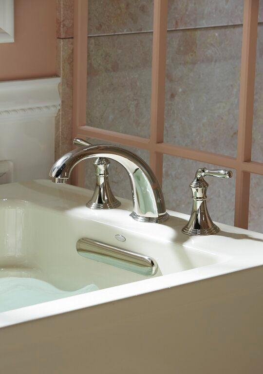 K-T398-4-CP Devonshire Deck-/Rim-Mount Bath Faucet Trim for High-Flow Valve with 9