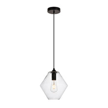 Load image into Gallery viewer, Black Rincon 1-Light Single Geometric Pendant #9765
