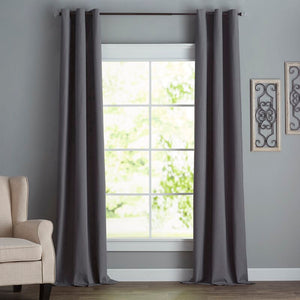 Ringold Solid Blackout Thermal Grommet Single Curtain Panel Set of 2 - GL635