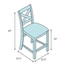 Load image into Gallery viewer, Ripon 25" Counter Stool
