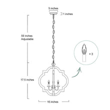 Load image into Gallery viewer, Rippy 3 - Light Unique / Statement Geometric Chandelier 1567AH
