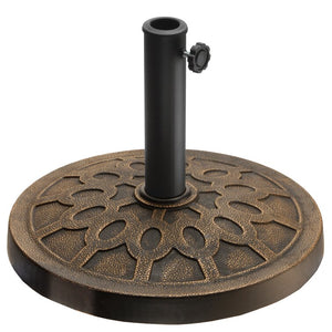 1' 1'' H x 1' 5 1/2'' W x 1' 5 1/2'' D Risingstar Resin Free Standing Umbrella Base