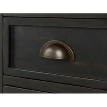 Load image into Gallery viewer, Risner 25&#39;&#39; Tall Solid Wood End Table with Storage and Built-In Outlets
