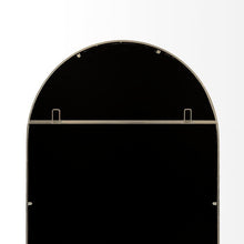 Load image into Gallery viewer, Gold Rivale Arch Metal Wall Mirror
