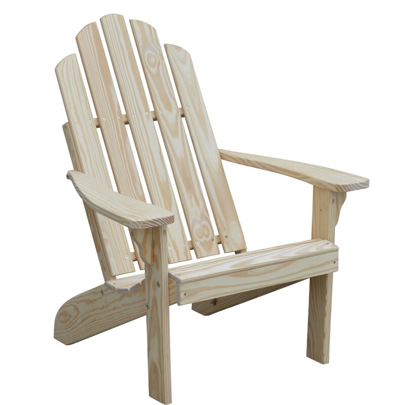 Rivale Wood Adirondack Chair #CR1006