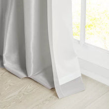 Load image into Gallery viewer, Rivau Solid Color Sheer Tab Top Single Curtain Panel, 50&quot; x 84&quot;
