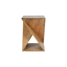 Load image into Gallery viewer, Rivera 24&#39;&#39; Tall Solid Wood Abstract End Table
