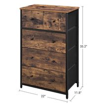 Load image into Gallery viewer, Robbyn 5 Drawer 22.1&#39;&#39; W Chest
