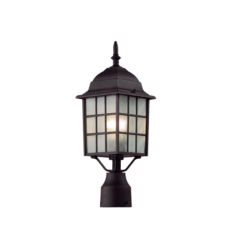 Rust Robertson 1 -Light 18.5'' H Hardwired Lantern Head OG122