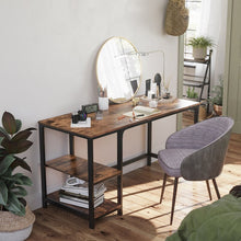 Load image into Gallery viewer, 29.5" H x 47.2" W x 23.6" D Brown Robichaux Reversible Desk MRM1632
