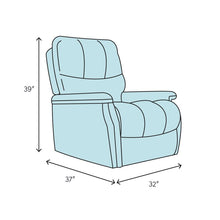 Load image into Gallery viewer, Rockmart 37&quot; Wide Velvet Manual Standard Recliner 4499RR
